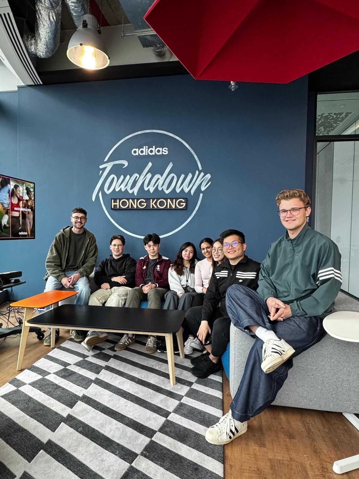 Interns and dual-degree students at adidas Touchdown Hong Kong
